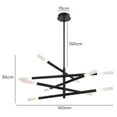 Bright Sea Lighting Jomei 10 Light LED Pendant