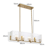 Bright Sea Lighting Brenna 4 Light Pendant