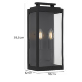 Bright Sea Lighting Nera 2 Light Outdoor Wall Light