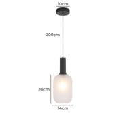 Bright Sea Lighting Mira Iron Cylinder Pendant Light