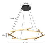Bright Sea Lighting Bertha 1 Tier LED Pendant Light