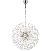 Bright Sea Lighting Uriah 9 Light Crystal Pendant