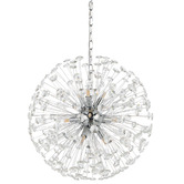 Bright Sea Lighting Uriah 9 Light Crystal Pendant