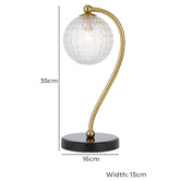 Bright Sea Lighting 35cm Astoria Marble Table Lamp