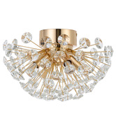 Bright Sea Lighting Uriah Crystal 4 Light Flush Mount Ceiling Light