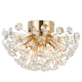 Bright Sea Lighting Uriah Crystal 4 Light Flush Mount Ceiling Light