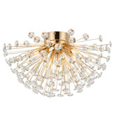Bright Sea Lighting Uriah Crystal 6 Light Flush Mount Ceiling Light