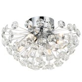 Bright Sea Lighting Uriah Crystal 4 Light Flush Mount Ceiling Light