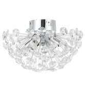 Bright Sea Lighting Uriah Crystal 4 Light Flush Mount Ceiling Light