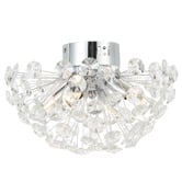 Bright Sea Lighting Uriah Crystal 4 Light Flush Mount Ceiling Light