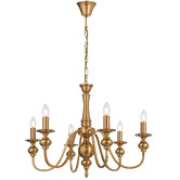 Bright Sea Lighting Astra Iron 6 Light Pendant