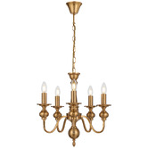 Bright Sea Lighting Astra Iron 5 Light Pendant
