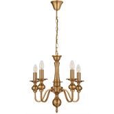 Bright Sea Lighting Astra Iron 5 Light Pendant