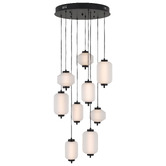 Bright Sea Lighting Black Altos 9 Light LED Pendant
