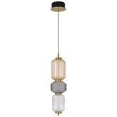 Bright Sea Lighting Brass Altos 3 Light LED Pendant