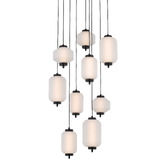 Bright Sea Lighting Black Altos 9 Light LED Pendant