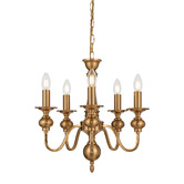 Bright Sea Lighting Astra Iron 5 Light Pendant