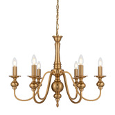 Bright Sea Lighting Astra Iron 6 Light Pendant