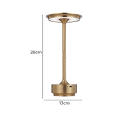 Bright Sea Lighting 28cm Chiara Rechargeable LED Table Lamp with USB