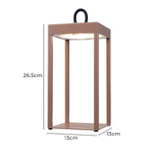 Bright Sea Lighting 31cm Eleni Rechargeable LED Table Lamp with USB