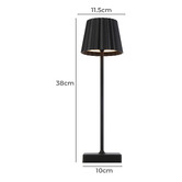 Bright Sea Lighting 38cm Elea Rechargeable LED Table Lamp with USB