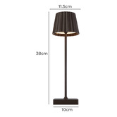 Bright Sea Lighting 38cm Elea Rechargeable LED Table Lamp with USB