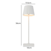 Bright Sea Lighting 38cm Elea Rechargeable LED Table Lamp with USB