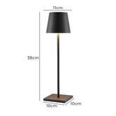 Bright Sea Lighting Caia Iron LED Cordless Table Lamp with USB