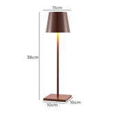 Bright Sea Lighting Caia Iron LED Cordless Table Lamp with USB