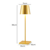Bright Sea Lighting Caia Iron LED Cordless Table Lamp with USB