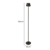 Bright Sea Lighting 120cm Nyssa Rechargeable LED Floor Lamp with USB