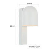 Bright Sea Lighting Lucienna Touch Wall Sconce