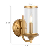 Bright Sea Lighting Esra Wall Sconce