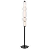 Bright Sea Lighting Torso Black LED Floor Lamp