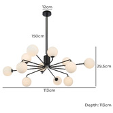 Bright Sea Lighting Orion 12 Light Pendant