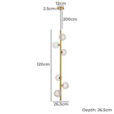 Bright Sea Lighting Darius 6 Light Pendant