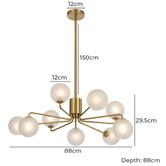 Bright Sea Lighting Lysander 9 Light Pendant