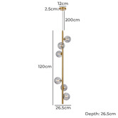 Bright Sea Lighting Damian 6 Light Pendant