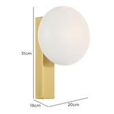 Bright Sea Lighting Dorian Touch Wall Light