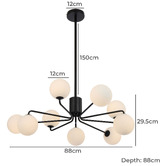 Bright Sea Lighting Calista 9 Light Pendant