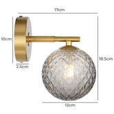 Bright Sea Lighting Asteria Wall Sconce
