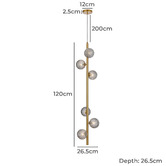 Bright Sea Lighting Circe 6 Light Pendant