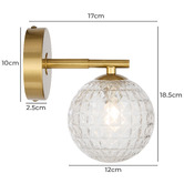 Bright Sea Lighting Selene Wall Sconce