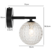 Bright Sea Lighting Selene Wall Sconce