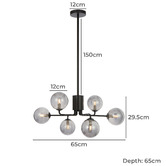 Bright Sea Lighting Amara 6 Light Pendant
