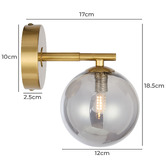 Bright Sea Lighting Calista Wall Sconce