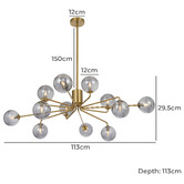 Bright Sea Lighting Calista 12 Light Pendant