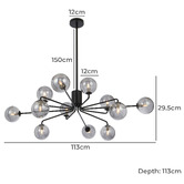 Bright Sea Lighting Calista 12 Light Pendant