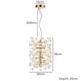 Bright Sea Lighting Sybil 6 Light Pendant