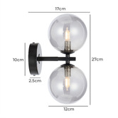 Bright Sea Lighting Calista 2 Light Wall Sconce